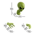 thumbnail image 5 of Escultura de pared de extraterrestre, adorno de pared decorativo para colgar en la pared, arte de Halloween, decoración para club, hogar, dormitorio,, 5 of 5