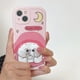 thumbnail image 1 of Funda de teléfono de dibujos animados lindo divertido para iPhone 14 Pro 11 12 13 Pro Max conejo pellizcado Charleroi sueño estresado funda encantadora a prueba de golpes zhangmengya LED, 1 of 2