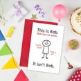 thumbnail image 3 of Tarjeta de cumpleaños RollupJoy con chiste de Bob, 20 x 13 cm, 3 of 6