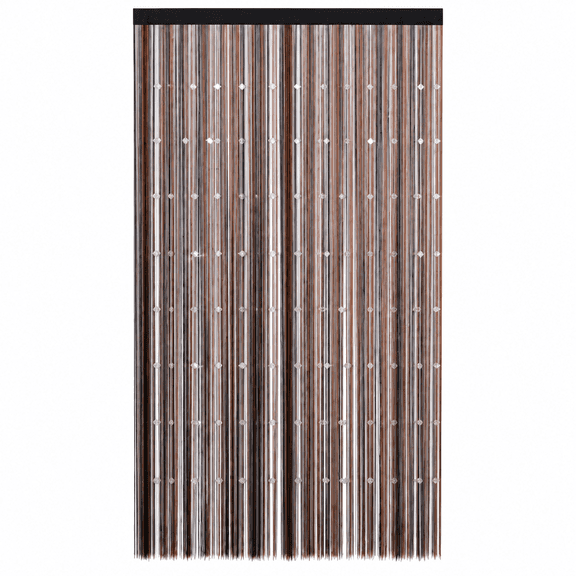 FURVENA Home Decor Door Window Rhinestone Beads Tassel Screen Panel Beaded String Curtain Beaded Curtains for Doorways