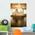 thumbnail image 1 of Islamic Mosque over Water Wall Mural Decal Sticker, Wallmonkeys Peel & Stick Vinyl Graphic (36 in H x 24 in W), 1 of 4