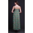 thumbnail image 4 of Bimba Floral Women Printed Sleeveless Long Maxi Strappy Bohemian Beach Dress-Large, 4 of 6
