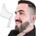 thumbnail image 3 of Beard Stencil, Beard Guide Shaper With Comb, Beard Styling Tool, Symmetrical Beard Stencils And Beard Contour - WEI KE, 3 of 5