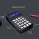 thumbnail image 5 of 7-Bit LCD1602 Display Desktop Calculator Soldering Project Kit DIY Hobbyist Electronics Kit DIY Calculator Soldering Kit, 5 of 5