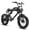 BLACK-24"*3"-Front+Back Suspension, variant on 2000W Peak Power Electric Fat Tire Bike for Adults - 28MPH, 48V 18Ah (35-85 Miles), 26"x4" All-Terrain Ebike Electirc Bicycle with Full Suspension & 11" Comfort Seat - Conquer Snow, Sand & Trails