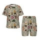 thumbnail image 1 of Balery Coffee pots cup Conjunto de Pijama Infantil de Manga Corta con Estampado – Ropa de Dormir de Algodón Suave-Medium, 1 of 6