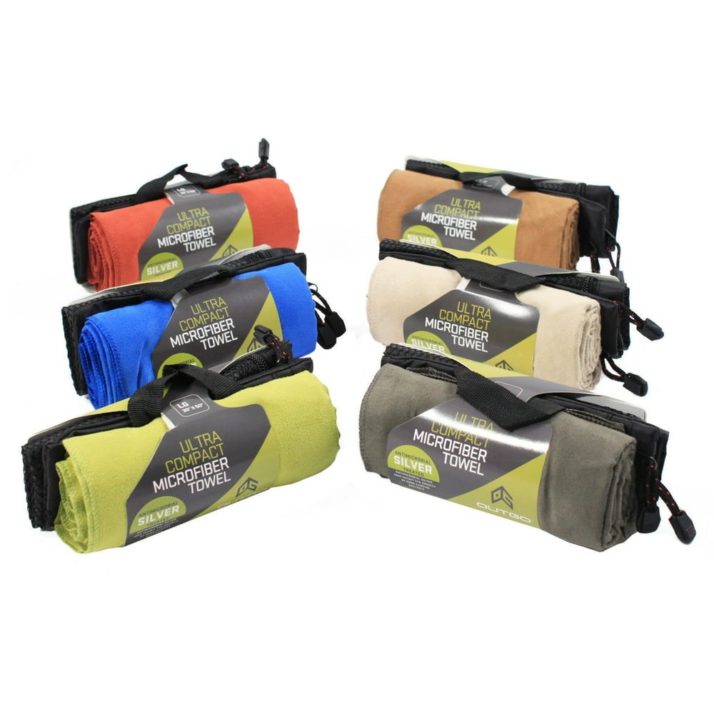 Gear Aid Microfiber Travel Towel Ultra Absorbent Compact XL (Cobalt