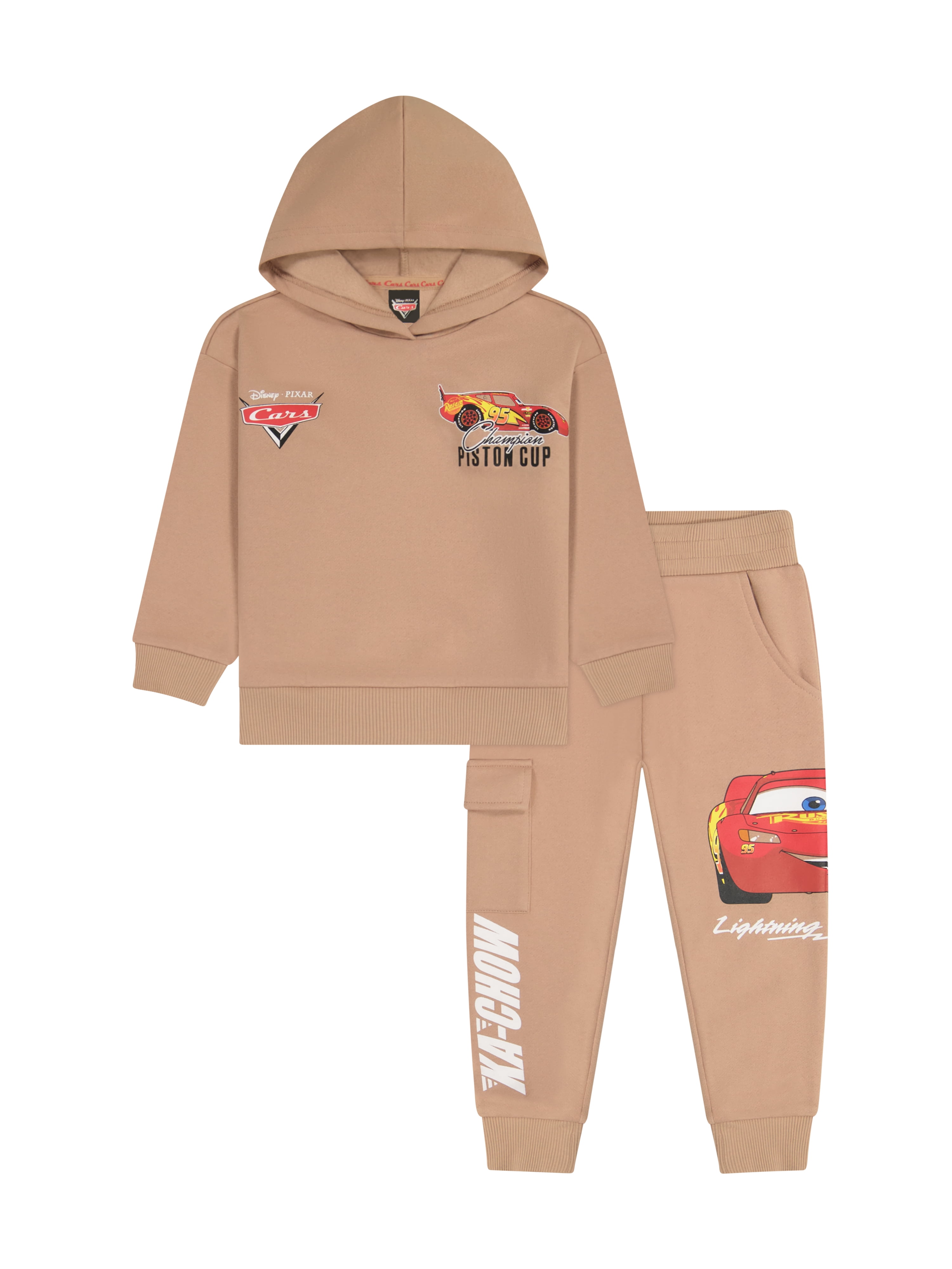 Pixar Cars Toddler Boys Graphic Hoodie and Jogger Pants Set, 2-Piece, Sizes 12M-5T