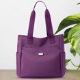 thumbnail image 3 of Bolso Hobo Satchel para mujer Bolso grande versátil Bolso de hombro de nailon Bolso de viaje, 3 of 6