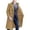 Khaki, variant on Chiccall Mens Coat Single Breasted Trench Coat Lapel Mid-Length Jacket Fashion Casual Overcoat with Pocket