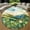 Clover Meadow, variant on Circle Area Rug, Unicorn Washable Non-Slip Floor Carpet, Soft Rug for Living Room Bedroom Decor 31 Inch