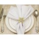 thumbnail image 3 of 12Pcs Christmas , Gold Silver Color Christmas Deer Snowflake Napkin Buckles Set, 3 of 5