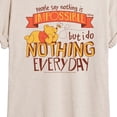 thumbnail image 3 of Winnie The Pooh - Nothing Is Impossible - Womens Oversized Graphic T-Shirt, 3 of 5