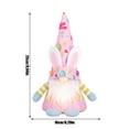 thumbnail image 3 of Riforla Easter Decoration Ornaments Rabbit Plush Doll Rudolph Doll 3PCS Multicolor_002, 3 of 8