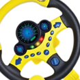 thumbnail image 3 of tredstone Simulated Steering Wheel for Kids Driving Controller W/Music and Light Yellow, 3 of 8