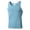 Light Blue, variant on Workout Tops Gym Slim Fit Tank Tshirts Muscle Scoop Neck Sleeveless Tee Shirts Mens