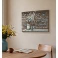 thumbnail image 5 of Every Day Is A New Beginning Canvas Wall Art, Rustic Farmhouse Decor, Blue Butterfly Floral Artwork For Bedroom, Bathroom, Living Room, Ready To Hang 24*36inch(60*90cm), 5 of 6