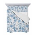 thumbnail image 7 of Navy Blue Flowers Full Size Down Alternative Comforter, Lightweight Comforter Quilt Bedding Set with Pillow Shams Watercolor Summer Botanical Floral All Seasons Bed Comforter Duvet Insert 78"x90", 7 of 7