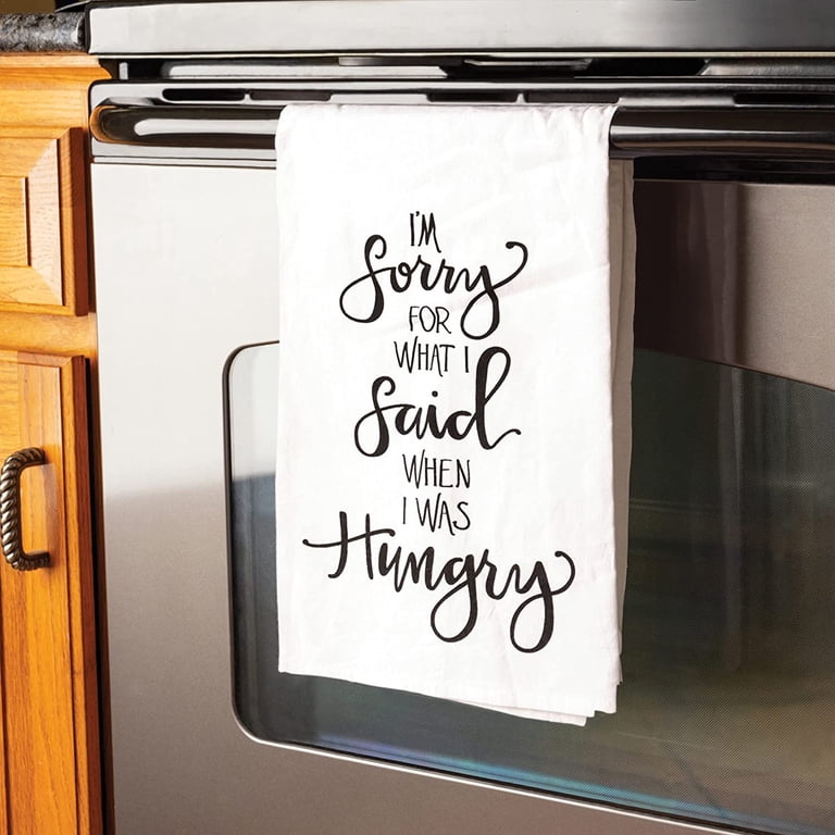 Primitives By Kathy 'Nana' Kitchen Towel - Floral 'I Can't Say I Love You Enough' Cotton Decorative Towel