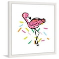 thumbnail image 3 of Marmont Hill "Party Flamingo" by Shayna Pitch Framed Painting Print, 3 of 5