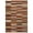 Tan, variant on 2' X 3' Taupe Striped Stain Resistant Non Skid Indoor Outdoor Area Rug