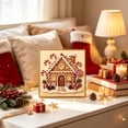 thumbnail image 6 of Cififendec Christmas Pearl Beaded Art Painting Kit, 7.90", Premium Christmas Winter Scene Framed Canvas for Sideboard Tabletop Presenting, 6 of 6