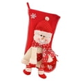 thumbnail image 2 of Medias navideñas Calcetines navideños para chimenea Adornos navideños de granja Portátiles muñeco de nieve de navidad, 2 of 9