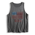 thumbnail image 4 of Mifsaly American Flag Tank Tops Women Crewneck Sleeveless Top Cotton Graphic Summer Shirts Loose Fit Breathable Soft Casual Independence Day Patriotic Tees XXL, 4 of 4