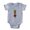 Heather Grey, variant on CafePress - Beet 1 - Cute Infant Baby Football Bodysuit