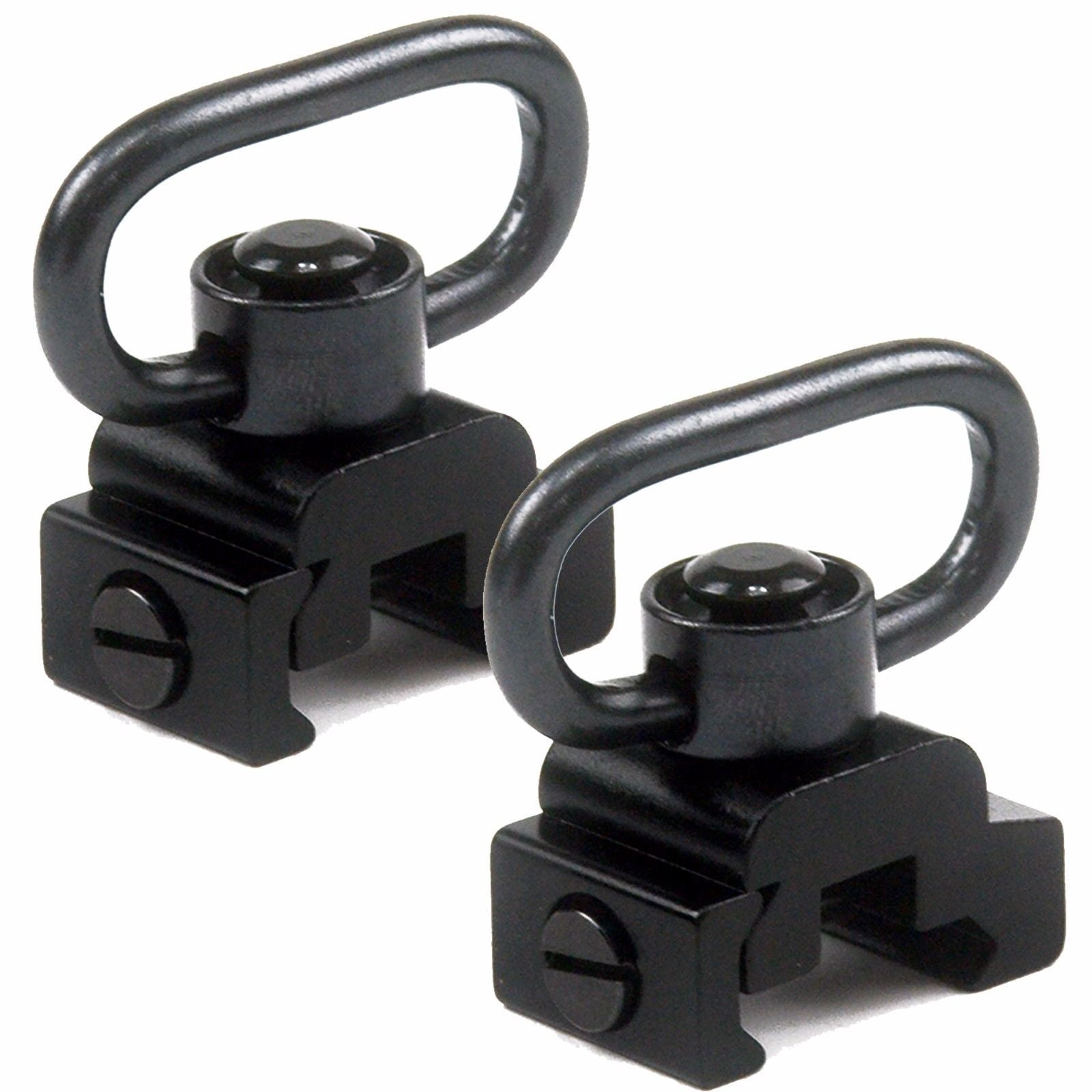 SW009 2PK Quick Detach QD Push Button Sling Swivel Mount Adapter 20mm
