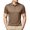 Khaki, variant on Print Polo Shirts for Men Short Sleeve Casual Tops Summer Slim Solid Tees Breathable Thin Blouses Comfortable Daily Polos Golf Shopping Weekend Errands