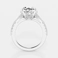 thumbnail image 2 of Ariana Jewel 14K White Gold Plated Ring - Asscher Cut 1.7 Ct VVS1/D Lab Created Simulated Diamond Ring Halo Diamond Ring - Causal Daily Wear Ring for Women's - Promise Gift for Her - Her for Gifts, 2 of 2
