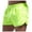 Fluorescent Green, variant on Mens Swim Trunks Men's Solid Color Casual Beach Board Shorts Sports Quick-Dry Swim Trunks with Drawstring Summer Surfing Bathing Suit Crop Pants for Swimming Travel Black L