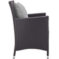 thumbnail image 2 of Convene Dining Outdoor Patio ArmchairEspresso Gray, 2 of 3
