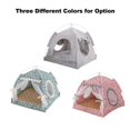 thumbnail image 2 of Foldable Pet Tent Washable Pet House Elegant Puppy Kennel Cat Kitten Dog Camping Tent Pet Shelter for Four Seasons, 2 of 5