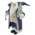 thumbnail image 3 of Northlight 18" Standing Santa Christmas Figure with a Decorated Tree, 3 of 5