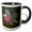 Black/White, variant on 3drose, Galah Parrot, 11oz Two-tone Green Mug