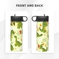thumbnail image 4 of 18 Oz Insulated Sports Bottle, Outdoor Sports Gym Handheld Portable Casual Stainless Steel Water Bottle, Straw With Lid Cute Cartoon Pattern With Dinosaurs, 4 of 7