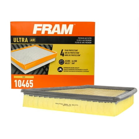 FRAM Ultra Air XGA10465, Premium Engine Air Filter, Replacement Filter for Select Chevrolet and GMC Vehicles Fits select: 2010-2017 CHEVROLET EQUINOX, 2010-2017 GMC TERRAIN