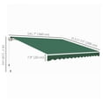 thumbnail image 3 of Outsunny Auvent Rétractable Abri Pare-Soleil Manuel Vert, 3 of 10