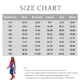 thumbnail image 3 of Hero Pattern Brand New Day Halloween Costume Superhero Classic Red Blue Spider Suit Full Bodysuit for Halloween Role Play Show Red 110, 3 of 8