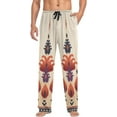 thumbnail image 4 of Western Aztec Men's Pajama Pants, Soft and Comfortable Lounge Sleep Bottoms with Pockets, Men's Sleepwear with Custom Print, Small, 4 of 7
