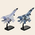 thumbnail image 2 of 21.5CM S-35 Alloy Fighter Model Large Fighter Aircraft Children's New Toy Birthday Gift sky blue-nobox, 2 of 5