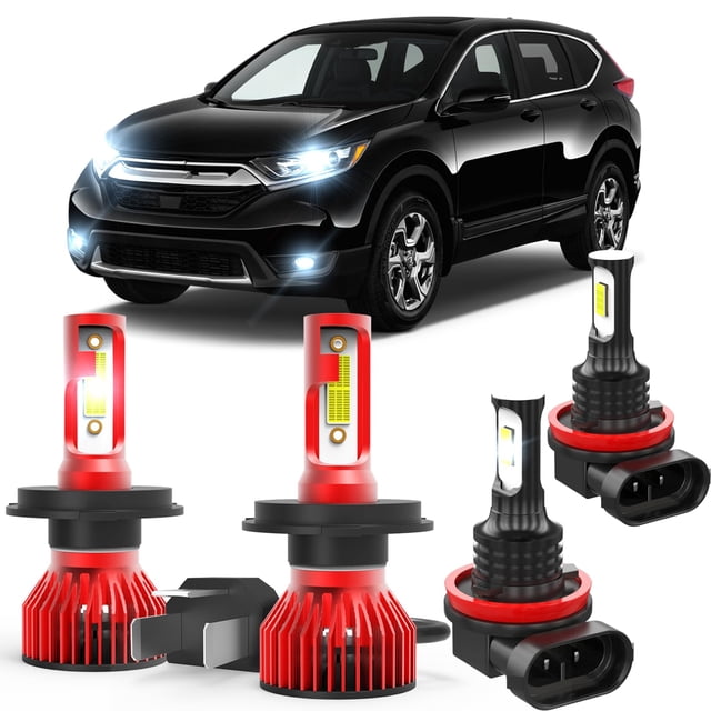 Luces LED MNWHUC para Honda CRV CR-V 2007-2014 6000 K, 4 unidades