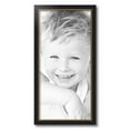 thumbnail image 2 of ArtToFrames 12x25 inch Black Velvet with Gold Picture Frame, Black MDF Poster Frame (4690), 2 of 7