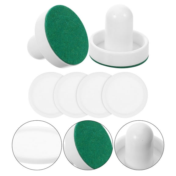 Raindrops  Hockey Table Accessories Replacement Ice Paddles Air Pucks Child White
