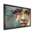 thumbnail image 5 of Designart "Collage Of An African Woman With Paint I" African American Art Picture Framed Wall Art Prints, 5 of 5