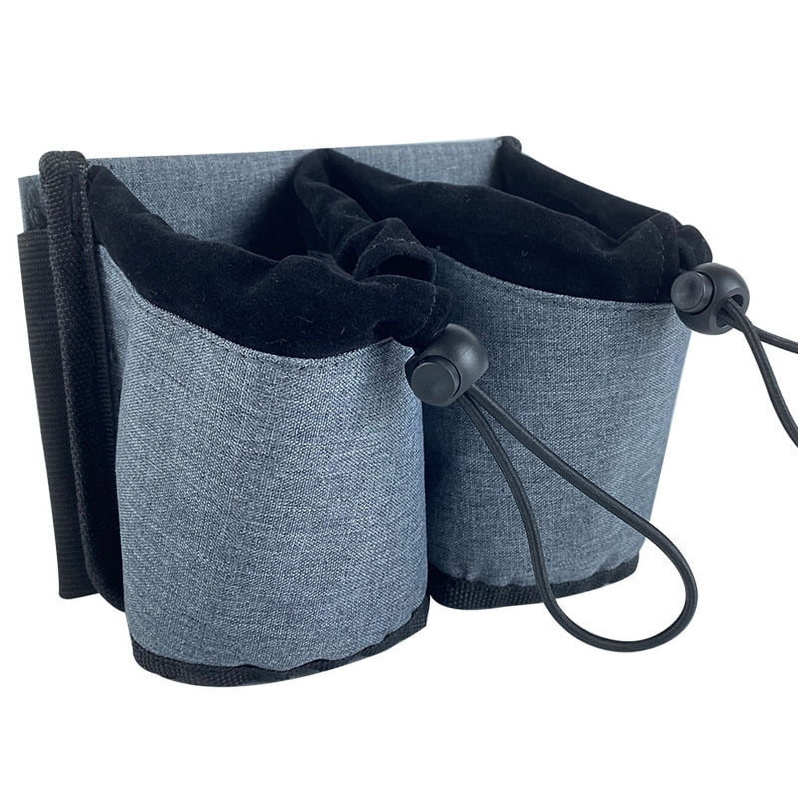 Luggage Travel Cup Holder, Lightweight Coffee Cup Organizer, Travel Portable Storage Bag for Flying & Travelers (Gray)