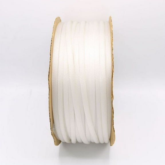 1/4" PET Expando braided Sleeving (100 ft/spool) - Clear