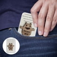 thumbnail image 3 of YMARPT Mini Wooden Hugging Sign, Little Hug Wooden Heart Pocket Hug Token Gift, Wooden Card Wooden Bag Hugging Gift, for Father Party Crafts Ornaments, 3 of 4